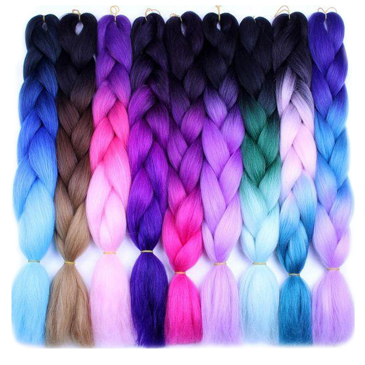 Канекалон может быть совершенно разных цветов, но окрашиванию красками он не подвергается, такой материал невозможно осветлить или перекрасить в более темный. Все пряди продаются одной длины, ок. 70 см, по необходимости нужная длина отрезается. Цена: ~450 руб за пачку. на набор дред требуется ок. 2 пачек.