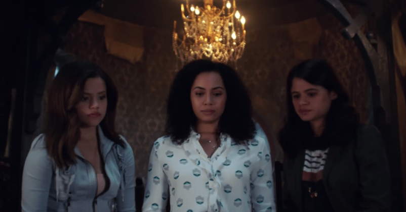 Кадр ремейка сериала "Зачарованных"