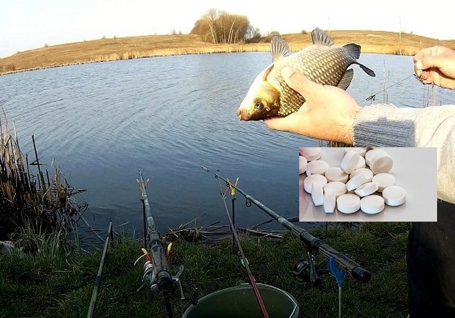 Невероятный способ привлечь рыбу к условному месту ловли