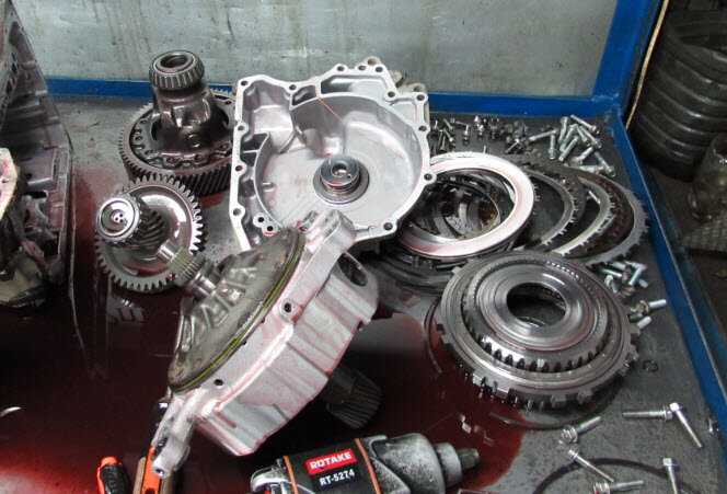 Автомат в разобранном виде