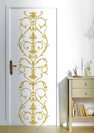 Окрашивание с применением  трафаретов