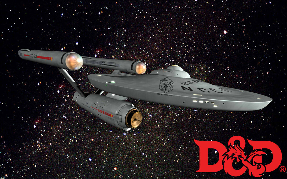 Почему бы не перенести правила D&D на известную серию Star Trek