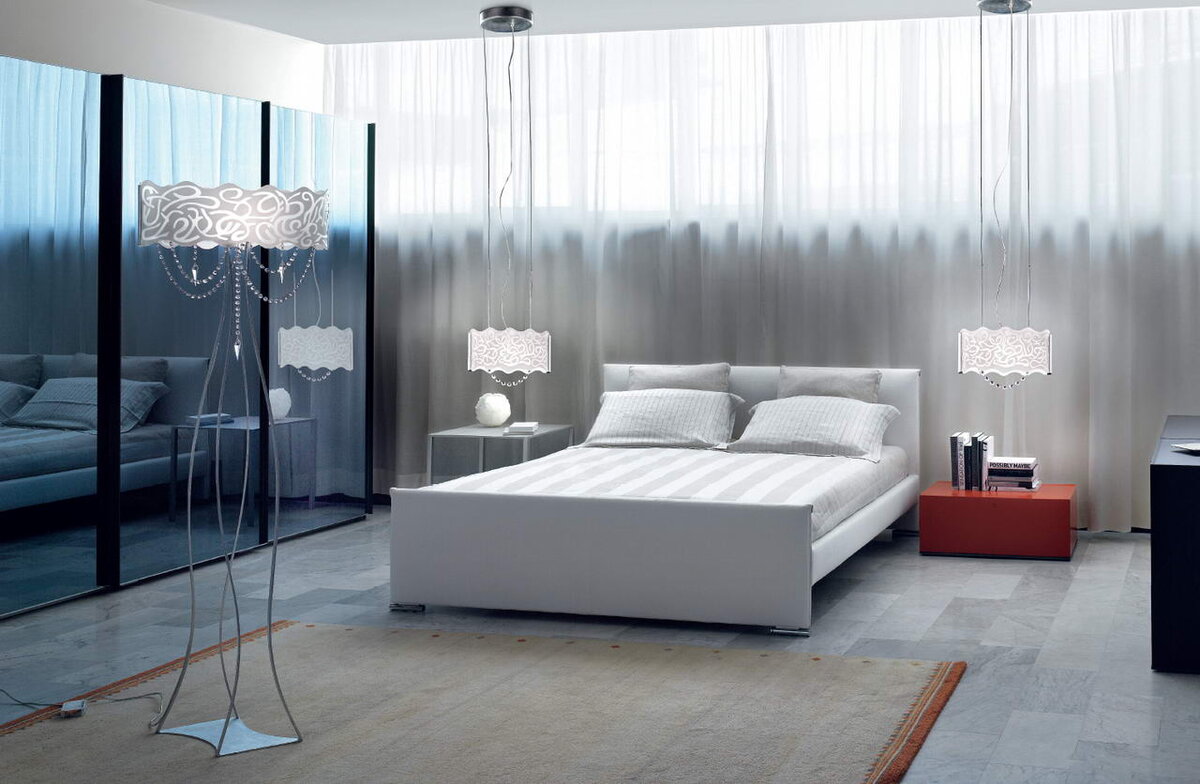 Кроме дополнительного освещения, торшер и лампа являются важным инструментом декора.