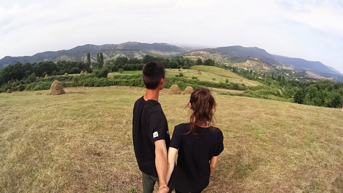 Горная Азербайджанская деревня. Наши глаза благодарны нам от увиденных здешних красот!