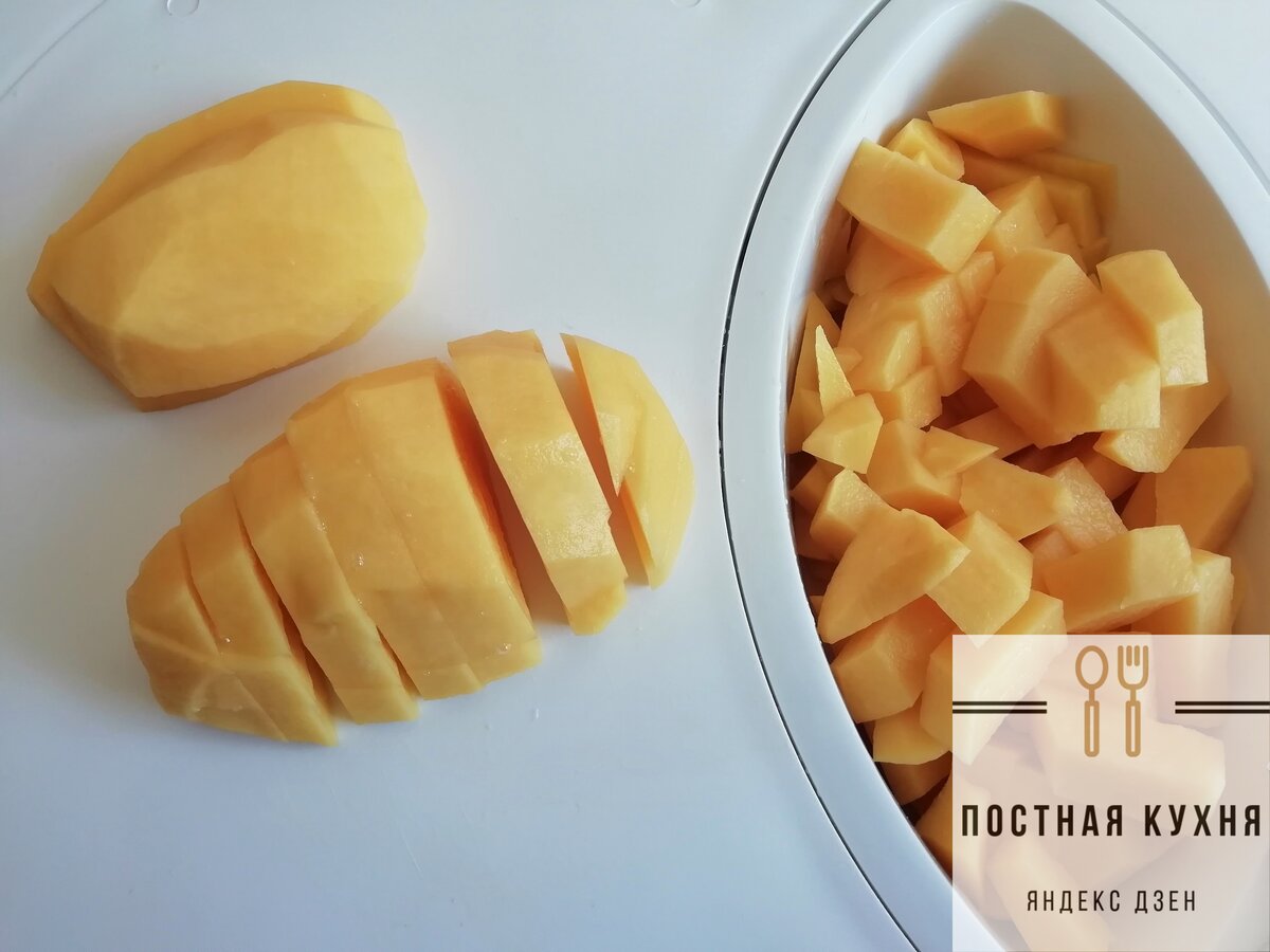 процесс готовки картошки