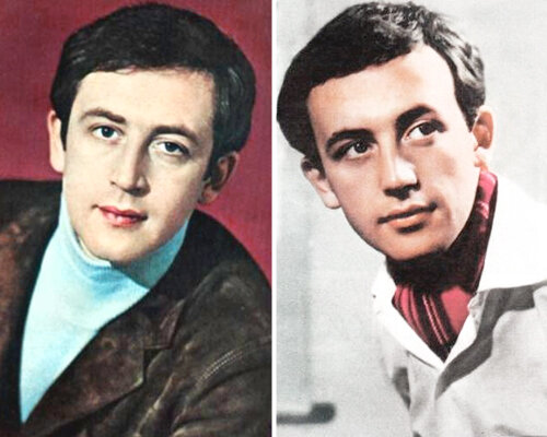 Василий Ливанов в молодости