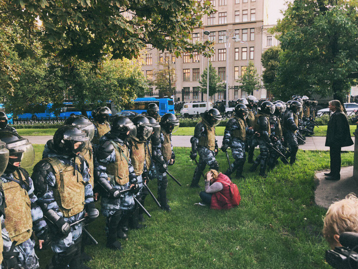 Протесты в Москве