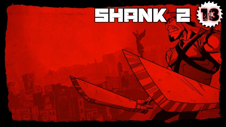 
Игра под названием Shank 2 (2012). 
На данный момент существует и первая часть игры, которая вышла в 2010 году, но поскольку мы отбираем только самые жестокие, а вторая часть именно такой и является, мы будем говорить именно о ней.

Shank 2 - Игра в которой вы играете за персонажа по имени Шенк.

Шенк раньше работал на мафию где он убивал людей которые мешали мафиозному синдикату.
Шенк бросает эту работу но его прошлое не дает ему так легко завязать с убийствам.
Он все время попадает в передряги которые как магнитом сами притягиваются к нему.
Близкие Шенка попадают в опасность, их похищают, и все что ему остается это делать то что он умеет лучше всего.Если первая часть игры была не так уж и жестока, то вторая часть подняла эту планку. 
Чтобы добраться до своей цели Шенк использует разные виды оружия начиная с обычной заточки и заканчивая огнестрельным оружием. 
Используя мачете, он просто шинкует своих соперников, а при использовании бензопилы врагов становиться просто жалко. Что только Шенк не делает со своими врагами, он отрезает им конечности, вспорует брюхо, поджигает с помощью коктейля молотова, выносит бошки дробовиком так что у врагов в прямом смысле слова глаза вылетают из орбит. 
Больше всего разработчикам удались сцены где Шенк добивает Боссов различными весьма жестокими приемами.Большое количество вооружения и приемов, которые можно комбинировать, увеличивая число комбо не заставят скучать настоящего ценителя игр этого жанра.