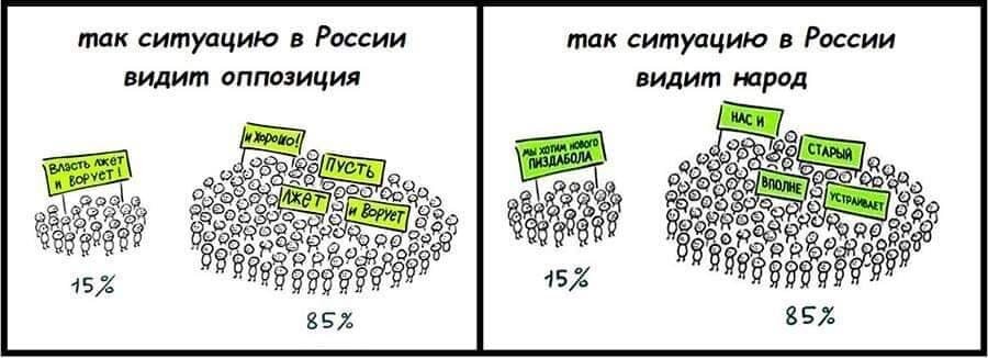 Пример оппозиции в россии