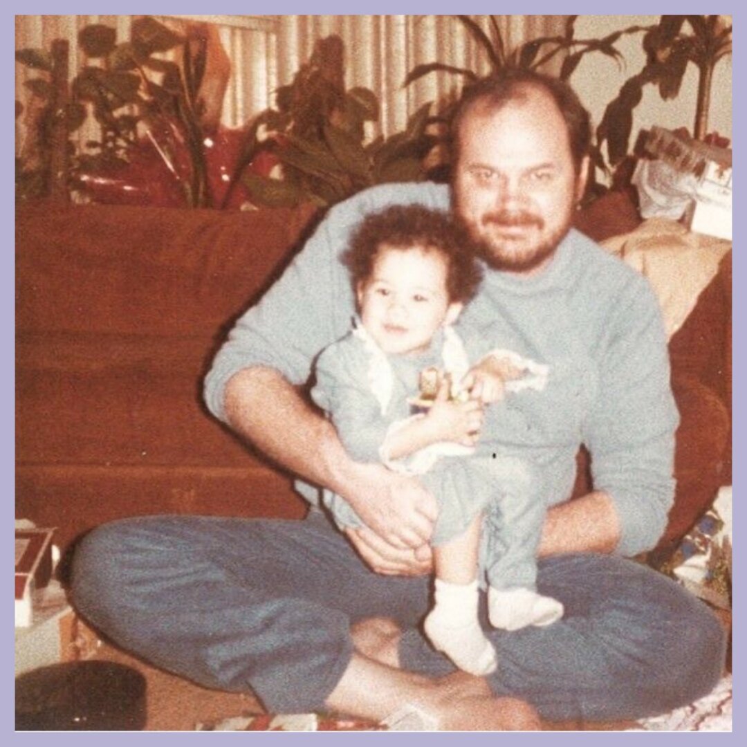 Меган с отцом