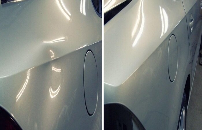 Как можно легко выровнять глубокую вмятину на кузове автомобиля ...