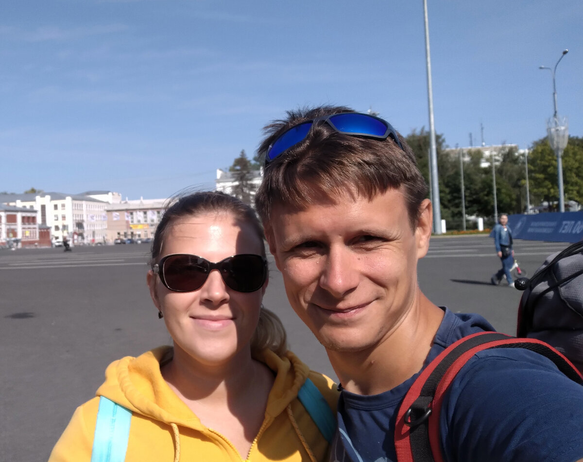 Самара. Площадь Куйбышева. Перед переправой в Рождествено