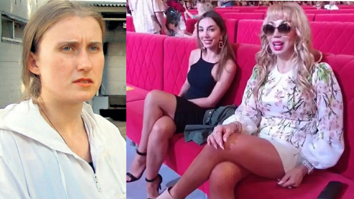 Лида Ермакова и Маша Захарова с мамой.