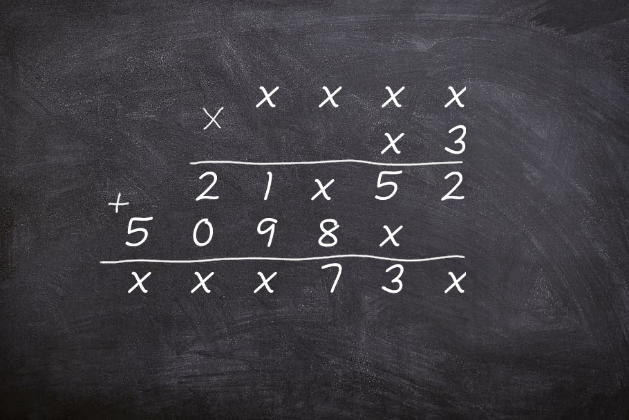 Математический ребус. Сын хочет пятёрку за четверть