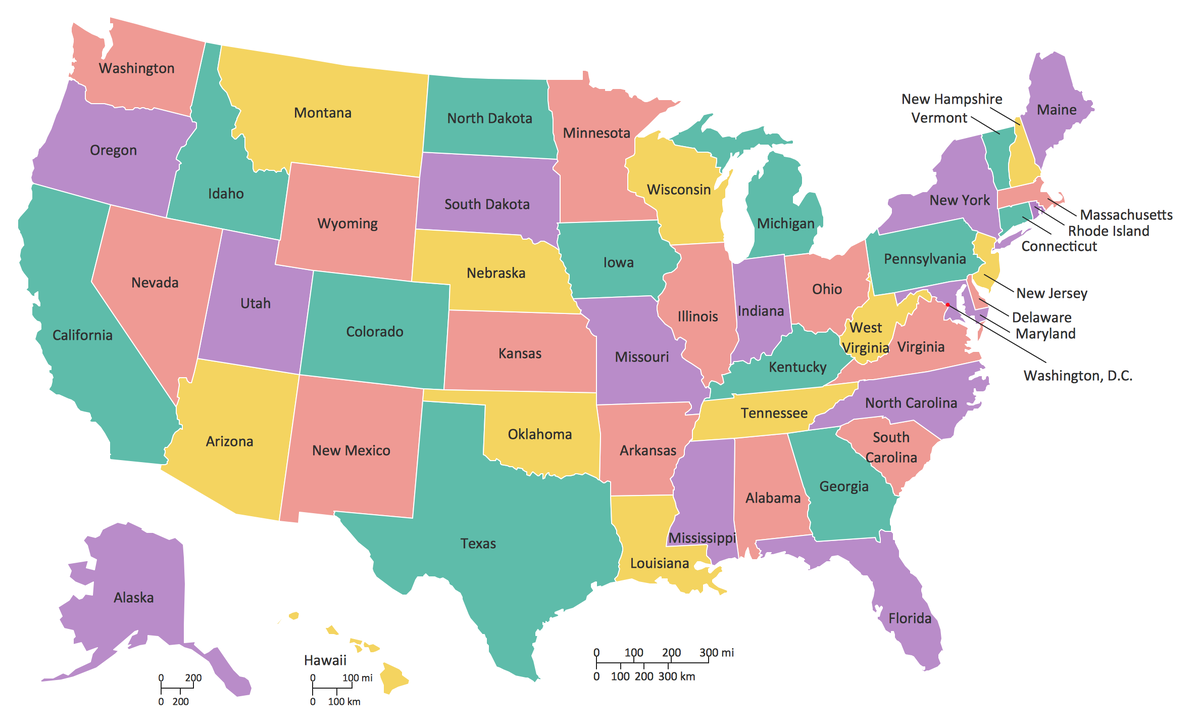 Самый южный штат сша 6. The United States of America карта. Штат Вермонт на карте США. Карта США со Штатами. Карта Штатов США 2021.