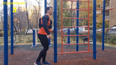 приседания на одной ноге