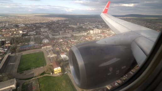 Посадка Boeing 737-800 в Минеральных Водах