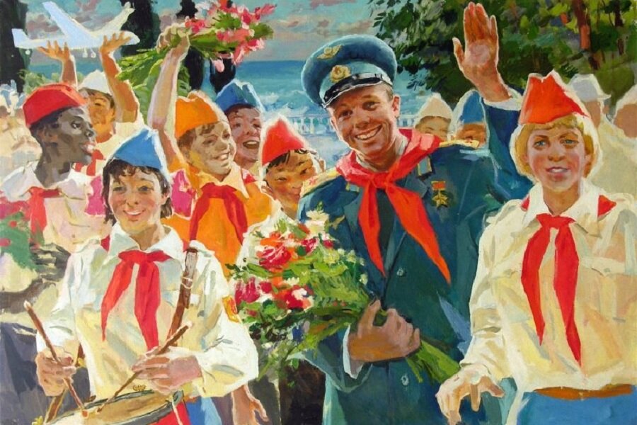 Картина по номерам лето в пионерском галстуке
