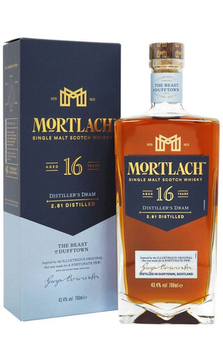 Виски  Mortlach 16YO Distiller’s Dram 43,4% ABV 100% ex-sherry cask