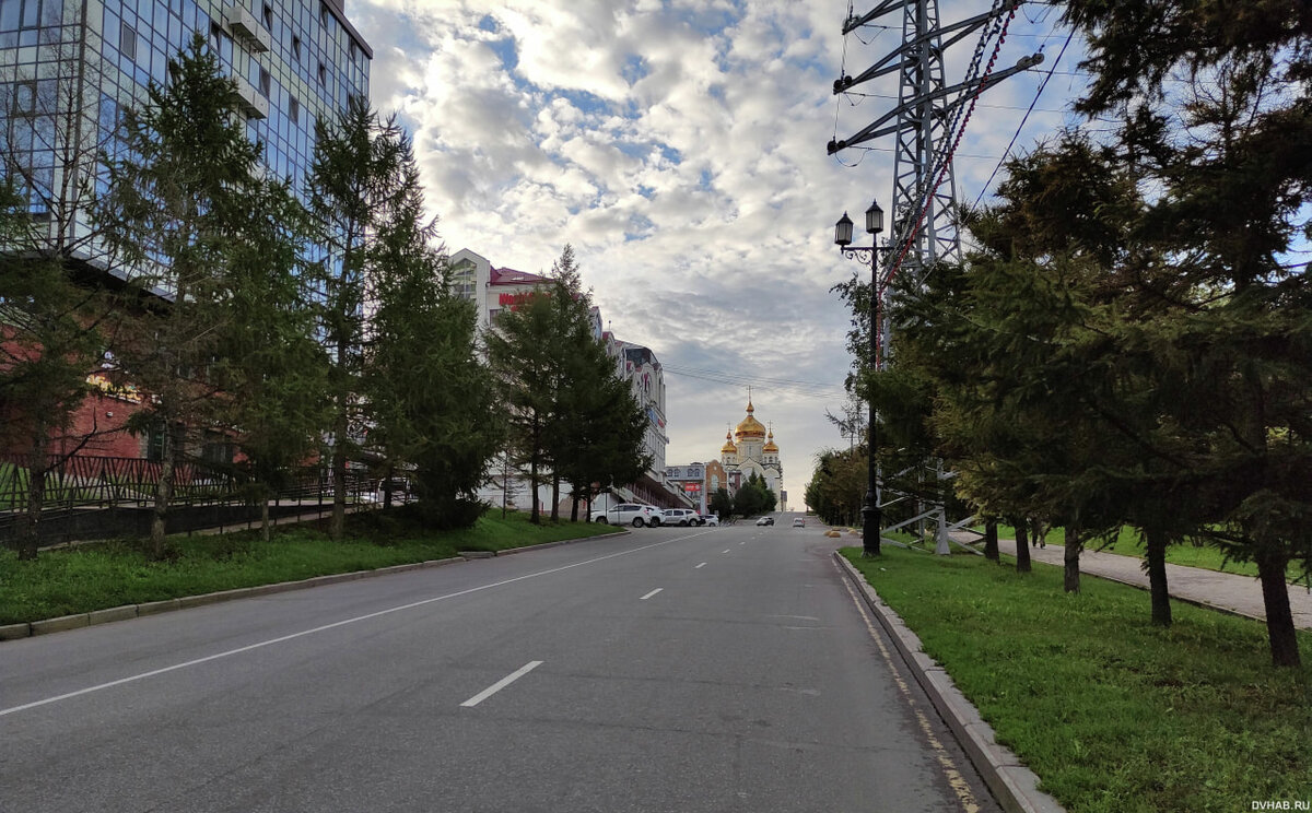    Вид на главный храм Хабаровска