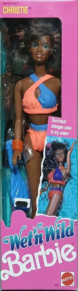 Barbie Wet n Wild China 1989 Christie TopaTi