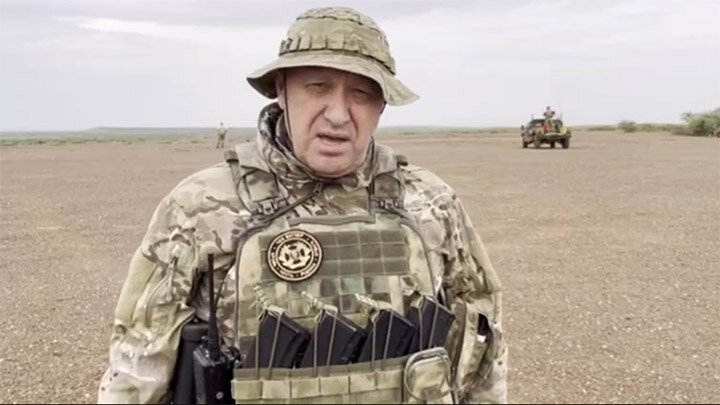 СКРИНШОТ КАДРА ВИДЕО, СНЯТОГО В АФРИКЕ ЗА НЕСКОЛЬКО ДНЕЙ ДО ГИБЕЛИ ПРИГОЖИНА