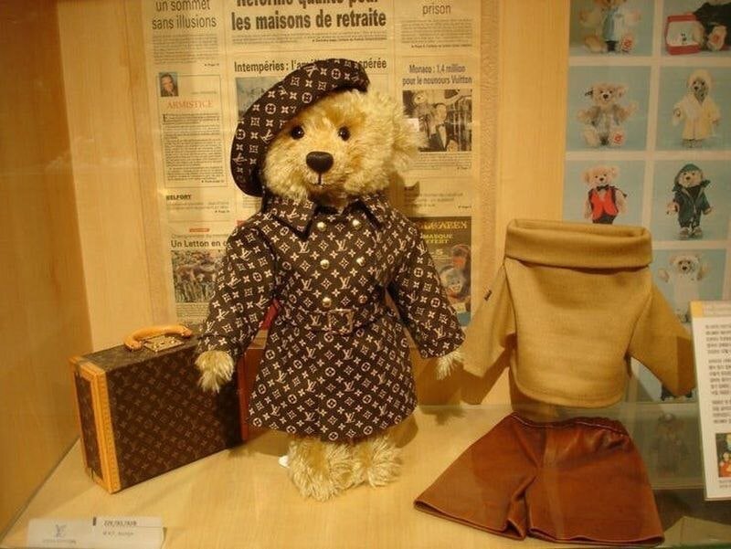 Steiff louis vuitton bear on sale