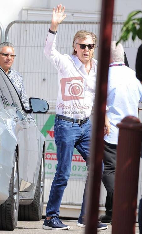 Пол приехал на встречу со студентами, 2018