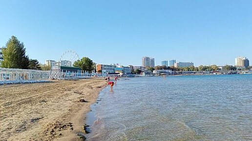 Анапа. Утро 24 сентября. Ещё один песчаный пляж.