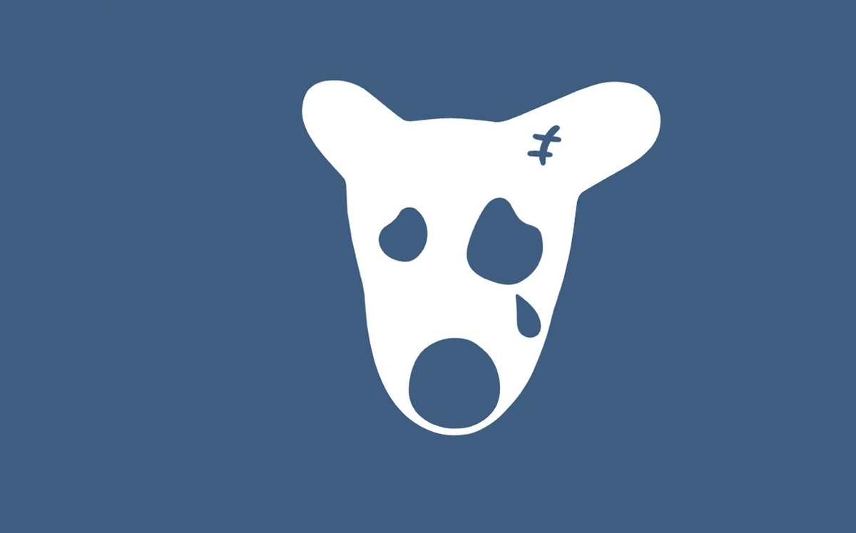 Что-то типа такого отображается у заблокированной страницы