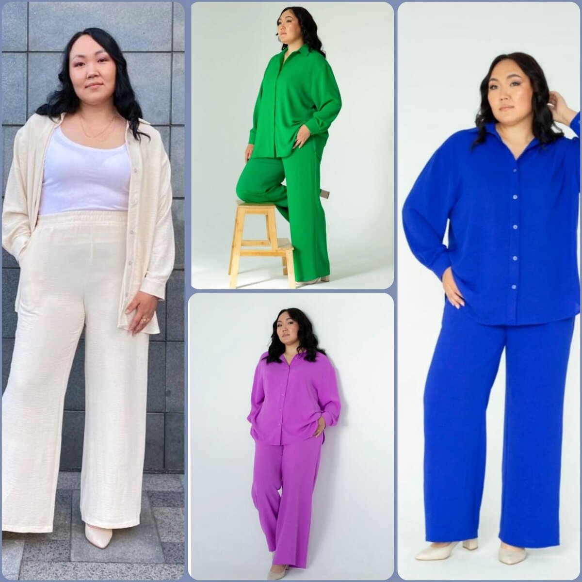 Одежда Plus Size для пышек! Находки с Wildberries стильные летние брючные  костюмы больших размеров! Советы по стилю + подборка с артикулами | Наташа  Копина | Дзен