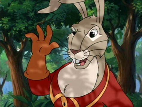 Бэзил Олень (кадр из мультфильма "Рэдволл", www.redwall.ru).
