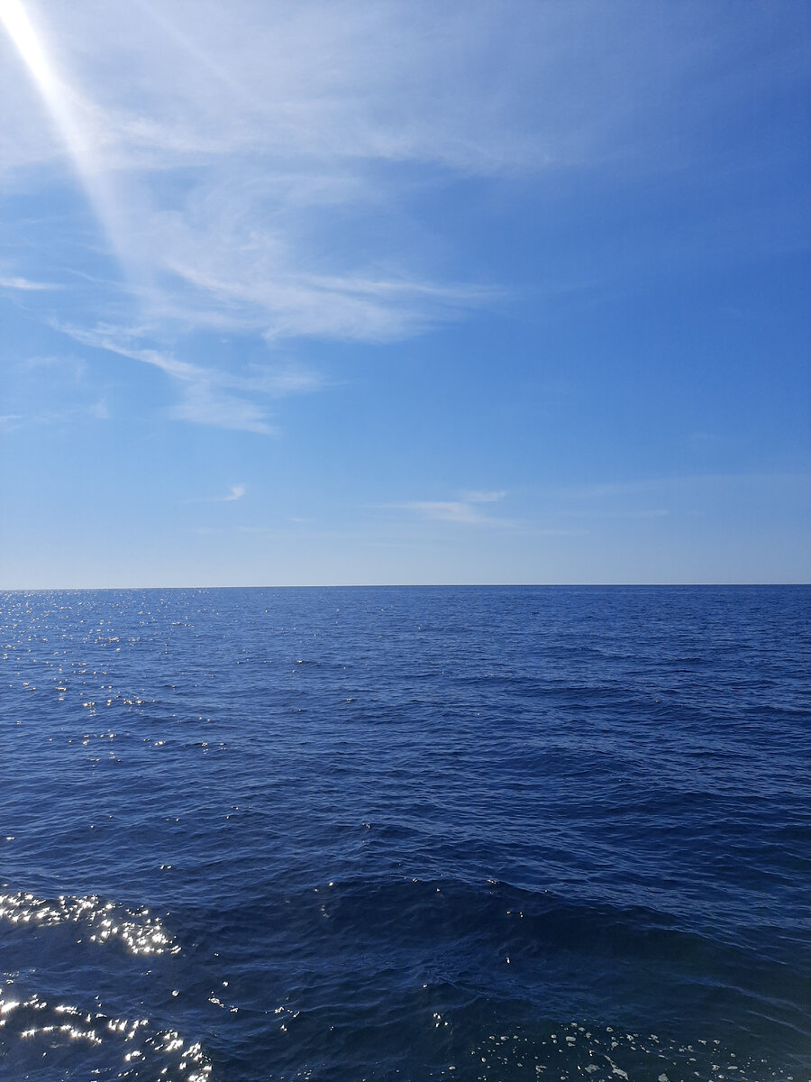 Вот оно такое Черное море...