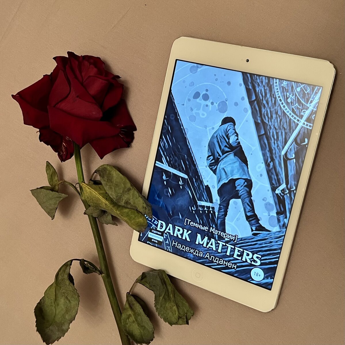 Сразу оговорюсь, что я читала эту книгу, когда она была ещё самиздатом. Буквально через месяц писательница попала в ЭКСМО, и вместо Надежды Алданен получила псевдоним Эйрин Фаррон. А название книги сменилось с «Тёмных материй» на «Клан теней». Обновлённая обложка будет ниже