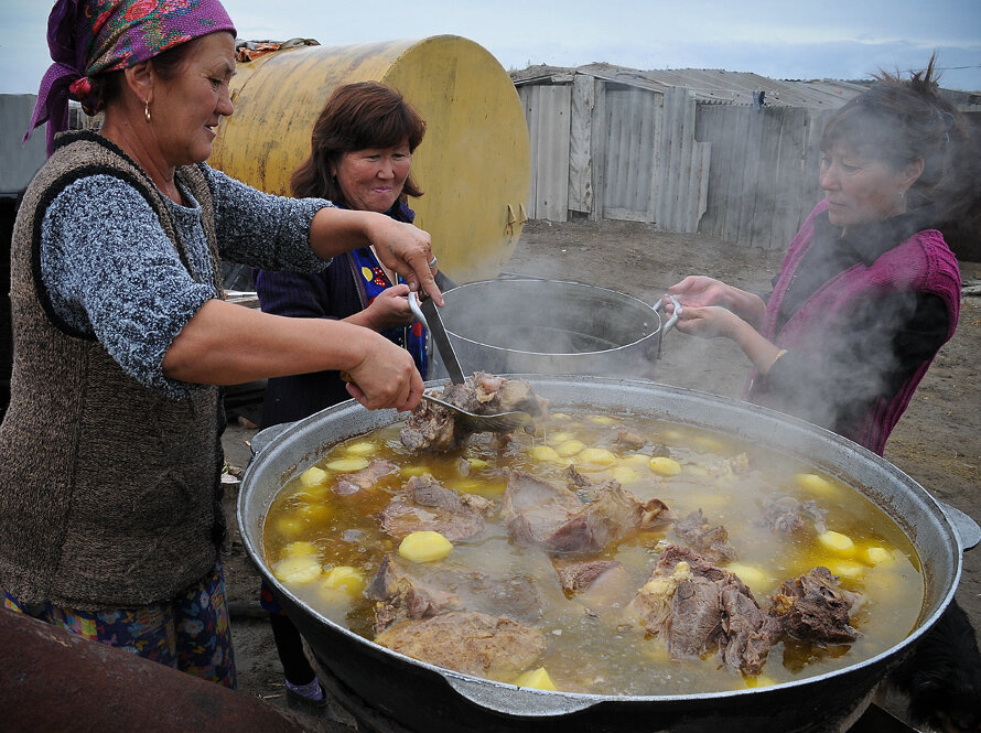 Бешбармак казахский