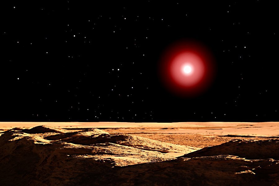 Красный гигант Арктур. Фото из открытых источников.