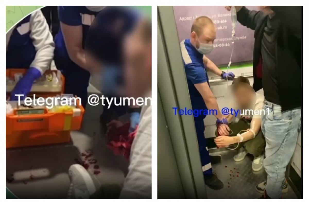    Подъезд был в крови: тюменец потерял 2 литра крови после ссоры с девушкой