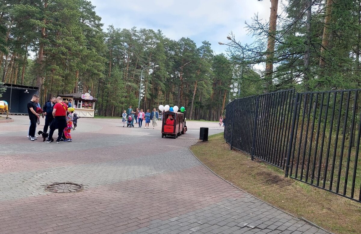 В парке Гагарина.