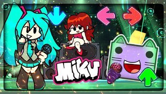 МОД НА ХАЦУНЭ МИКУ! ЭТО ОГОНЬ! ✅ Friday Night Funkin' Mod VS Hatsune Miku FULL WEEK