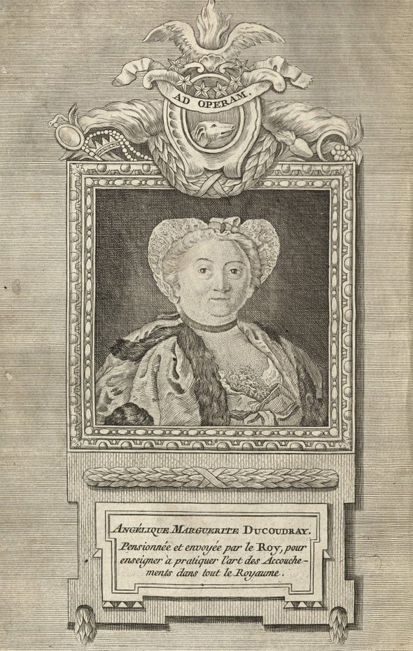    Портрет Анжелики дю Кудрэ. Гравюра из книги Abrégé de l’art des accouchements. Фото: Public domain