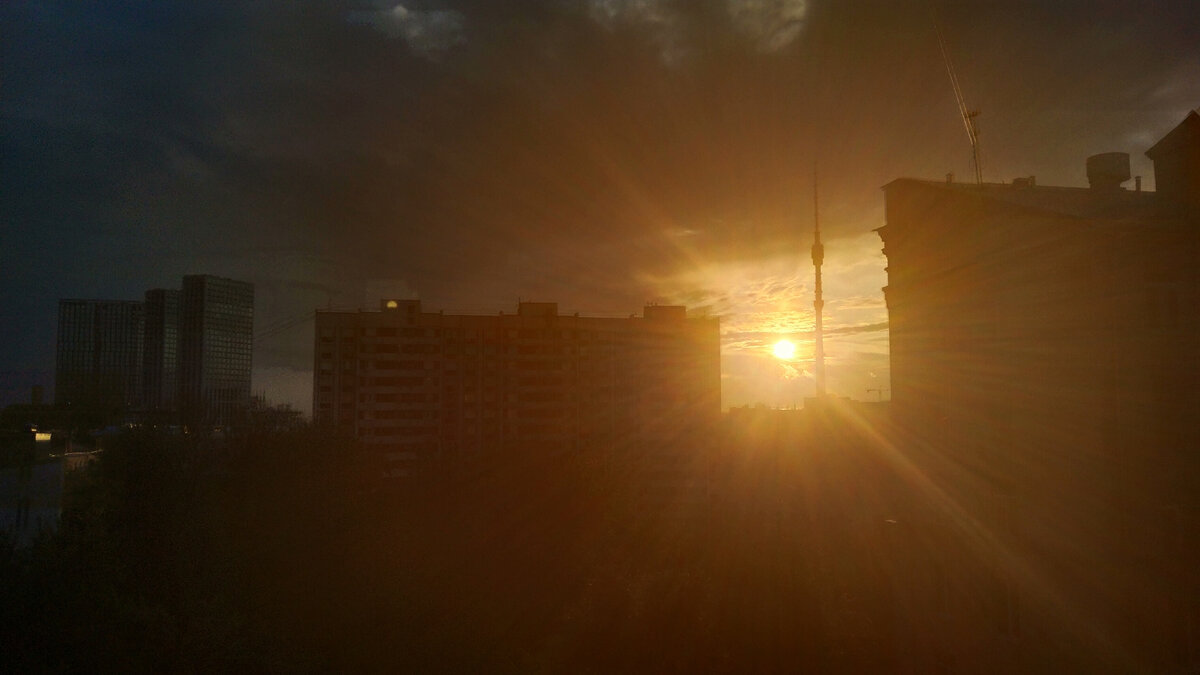 Москва, вид с балкона