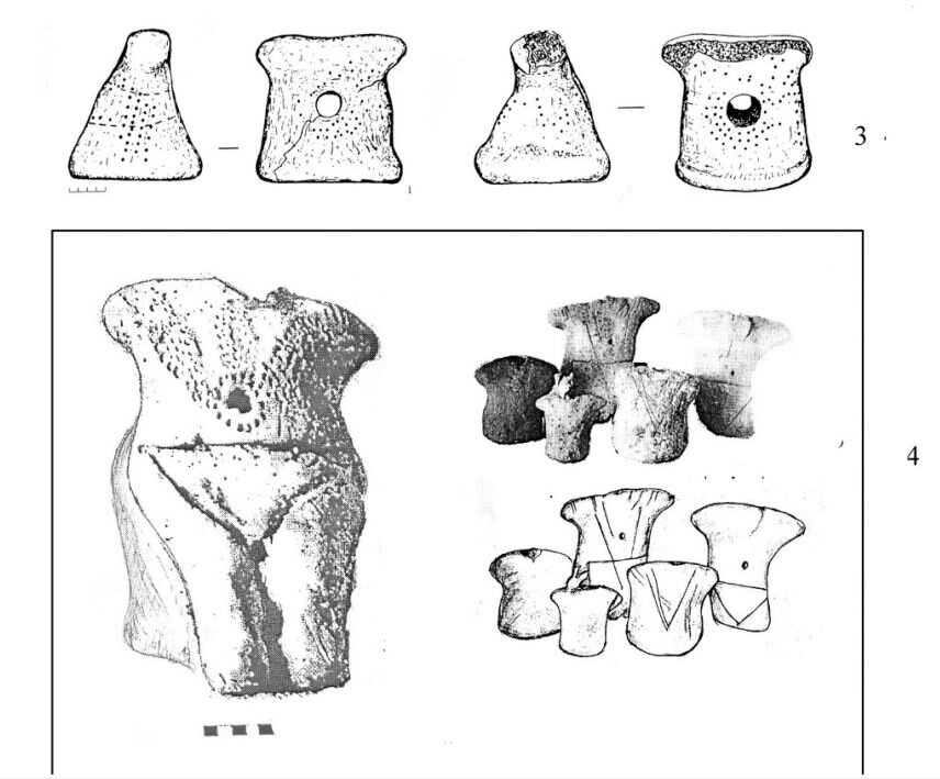 3 – пос. Аликоновское, 4 – Гуючек (Анатолия, неолит)