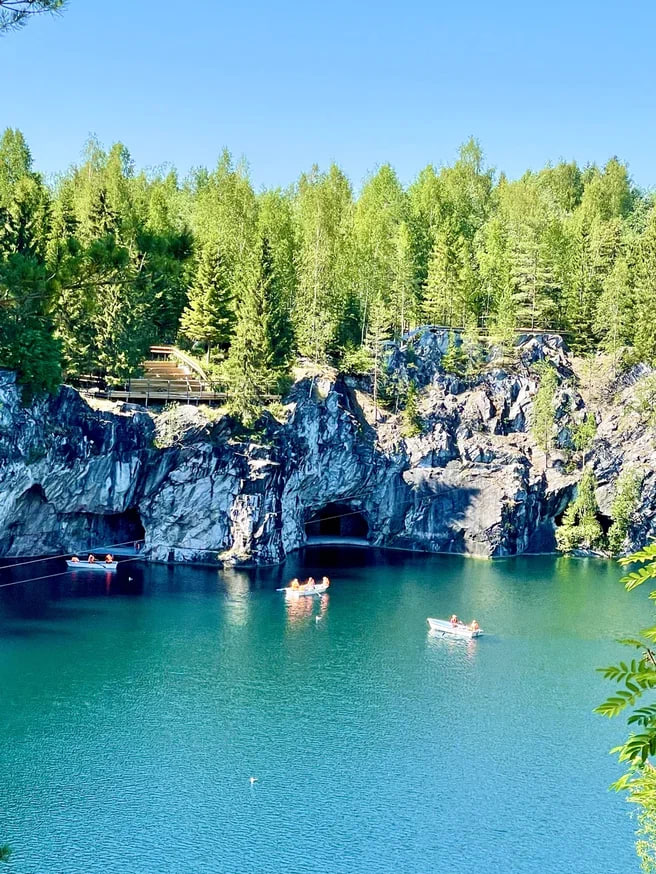 Мраморный карьер Рускеала