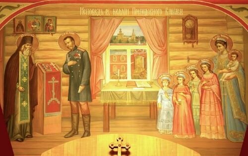 Святой Царь Николай II и старец Варнава Гефсиманский.