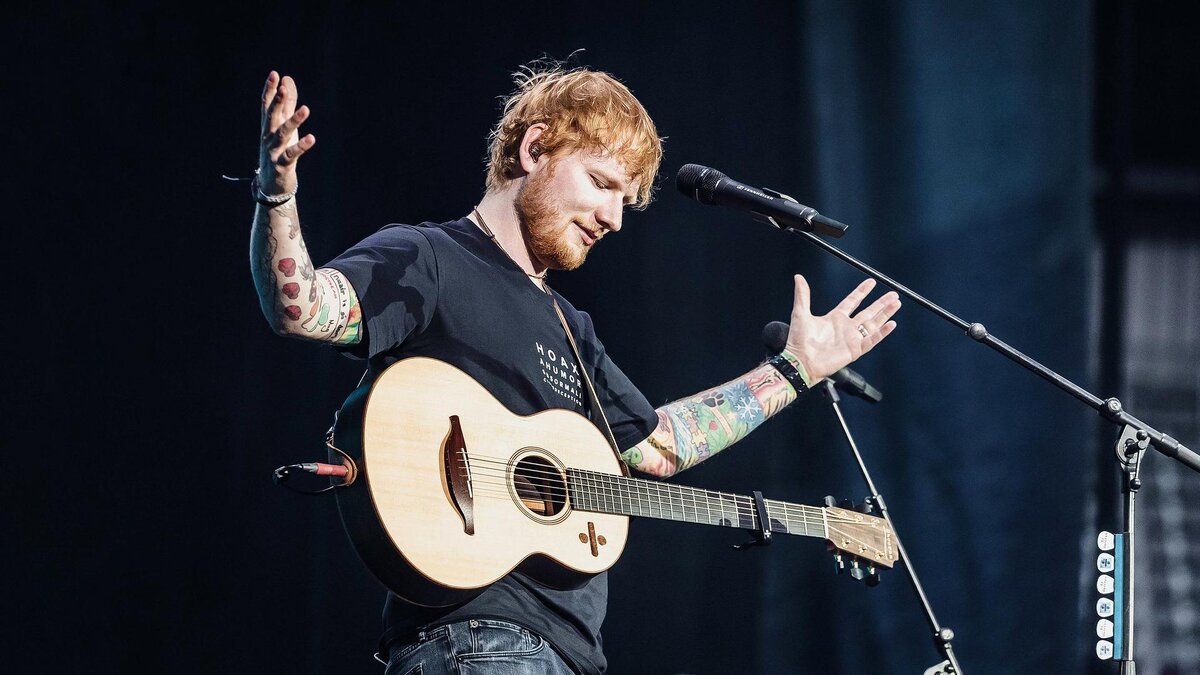 Эд Ширан. Стадион Вертерзее, Клагенфурт, Австрия, 2019 год. Фото: EIBNER/EXPA/Johann Groder, via w/www.globallookpress.com