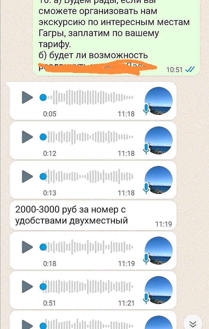 Надо было сразу понять, что нормальный человек не будет присылать столько голосовых сообщений, вместо ответа "да/нет"