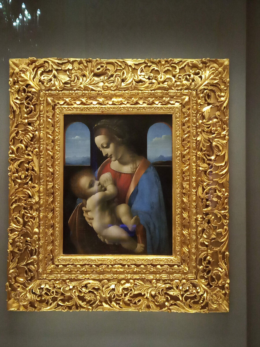 "Мадонна Литта" Леонардо да Винчи. Фото автора.