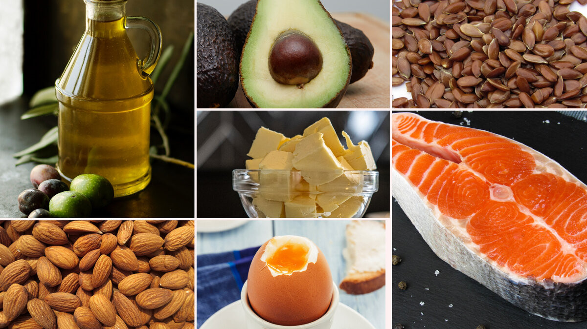 Примеры здоровых жиров