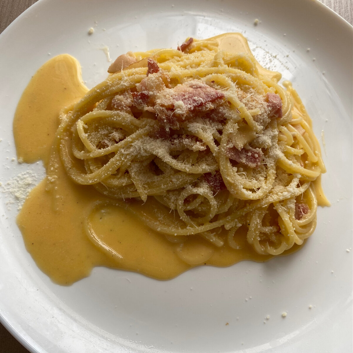 Рецепт: Паста “Карбонара”: настоящий итальянский вкус
