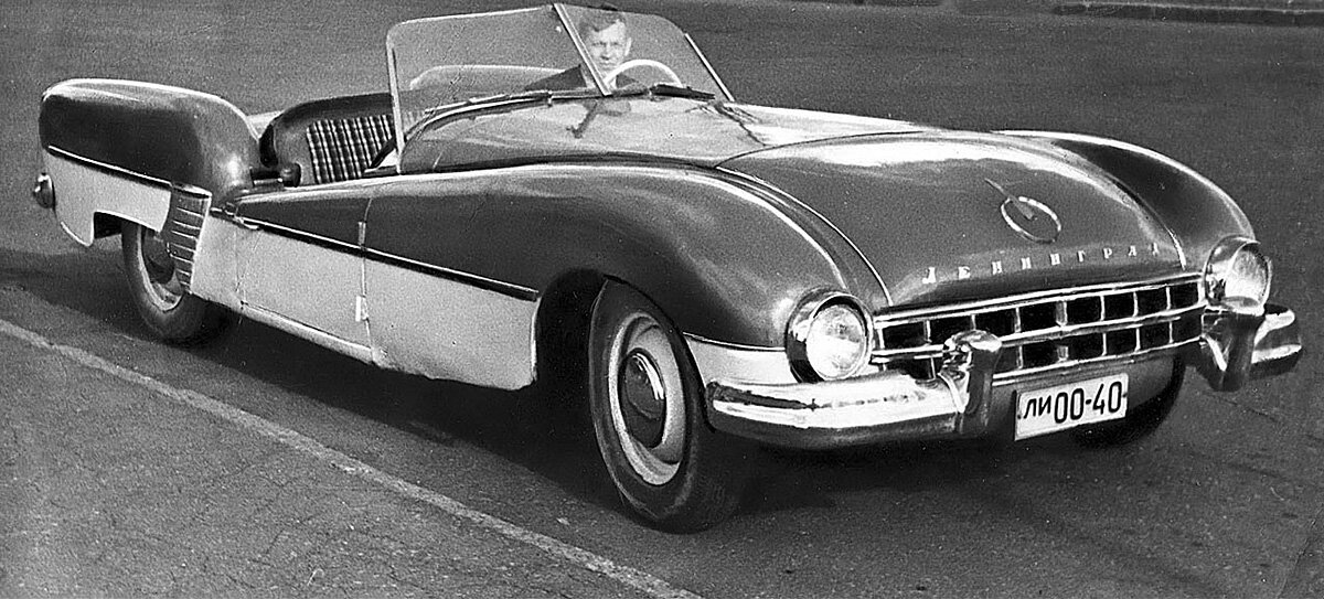 Родстер «Ленинград» на агрегатах ГАЗ-12 ЗИМ.Реклама